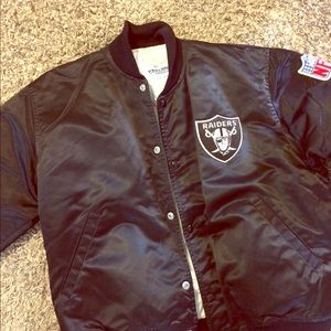 Vintage 1992 Satin Raiders Jacket